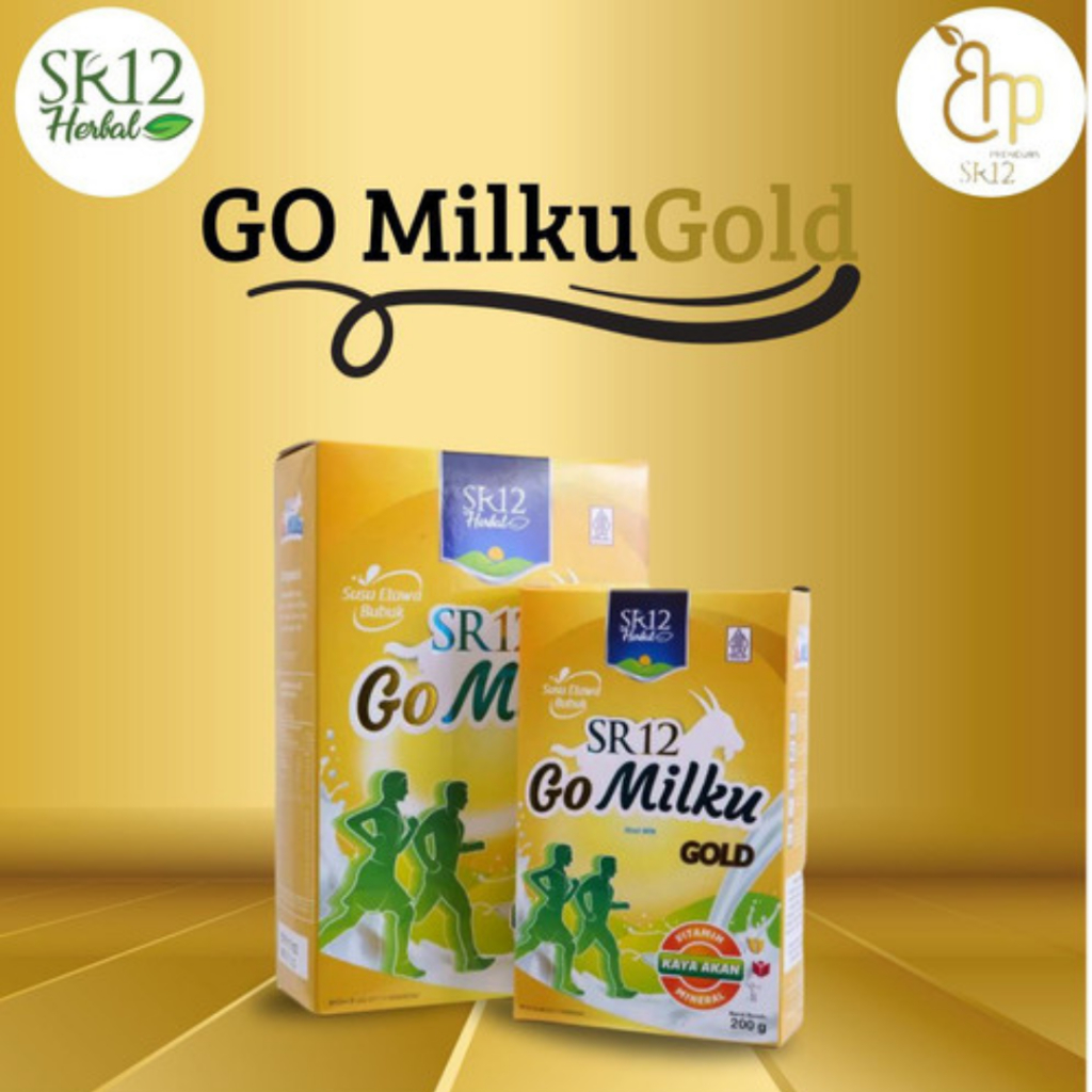 

GOMILKU SR12 GOLD 600 dan 200 GRAM | Susu Kambing Sehat | Susu Kesehatan | Susu Kambing untuk Lansia juga bisa