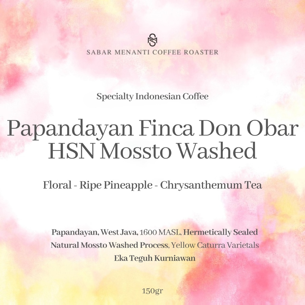 

Papandayan Finca Don Obar HSN Mossto Washed - Filter 150g