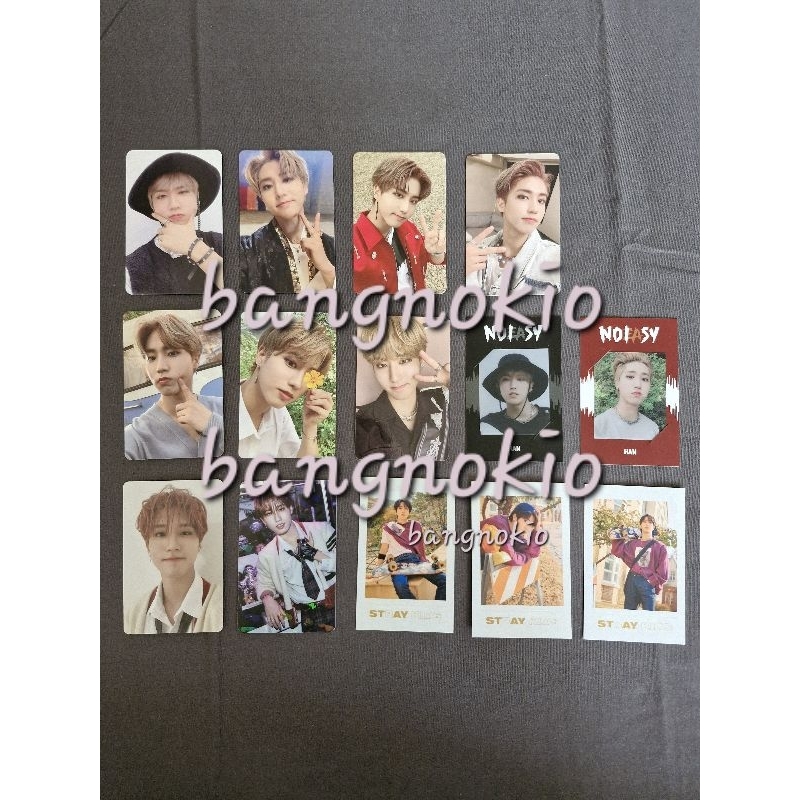 Photocard PC Han Stray Kids (SKZ) Album Noeasy, Christmas Evel, Beyond Live Unlock