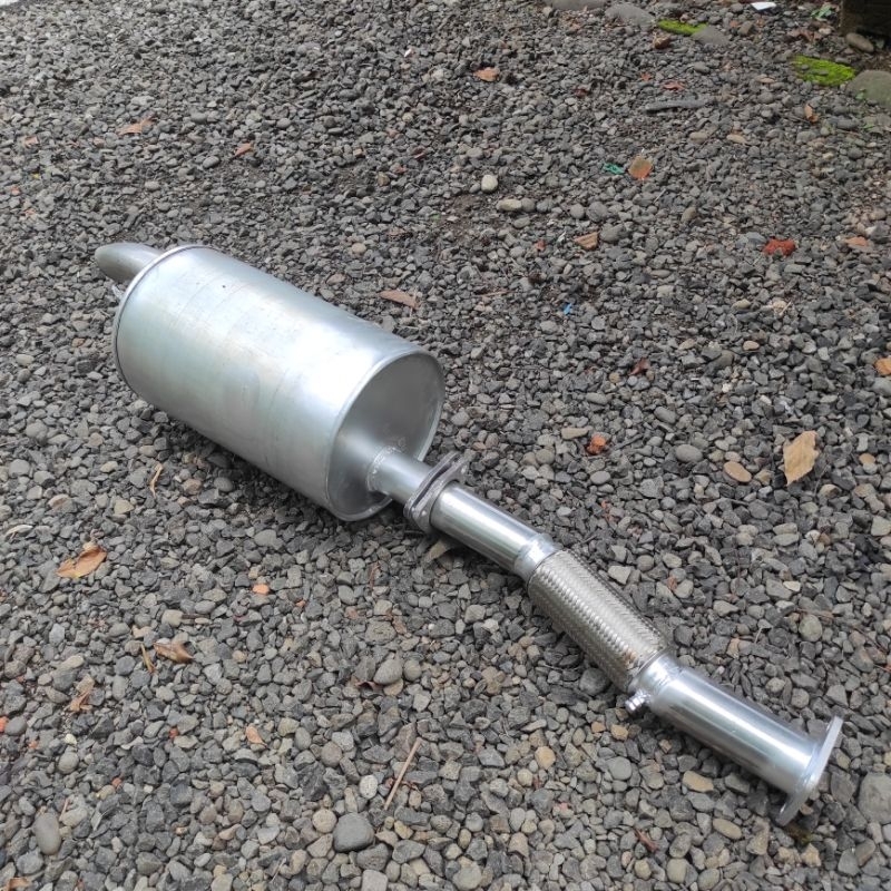 TABUNG KNALPOT DAN FLEKSIBEL NGIR TRUCK DYNA DUTRO