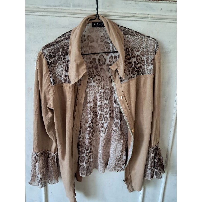 Atasan Wanita Motif Macan