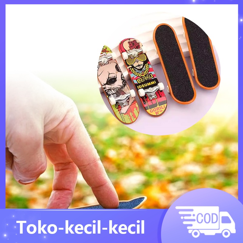 5Pcs Mainan Skateboard Mini /Jari Mini Skateboard /Skateboard Jari
