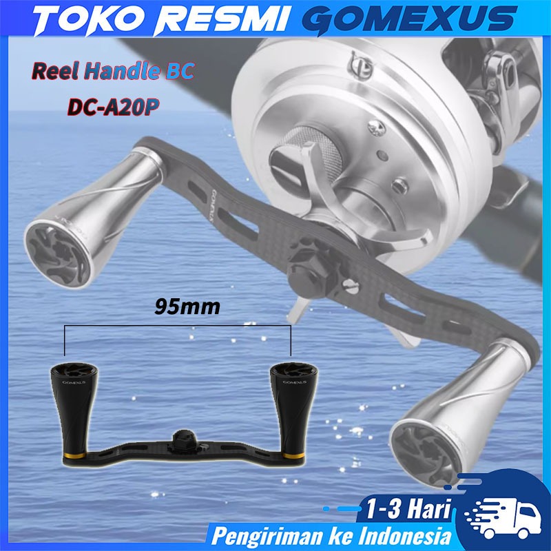 Gomexus DC-A20P Twin Handle Reel Berlaku untuk  BC universal untuk kiri dan kanan mengurangi jitter 