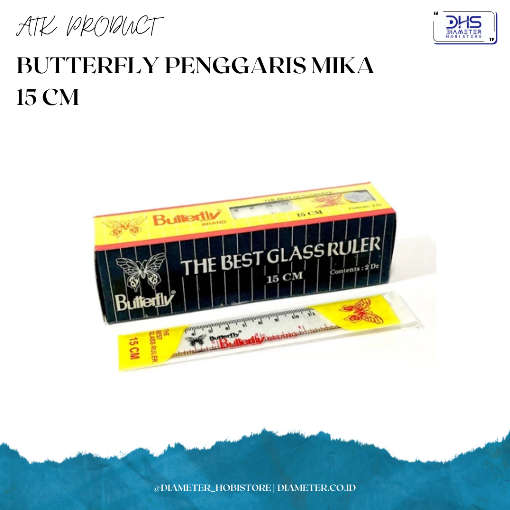 

BUTTERFLAY PENGGARIS MIKA 15 CM