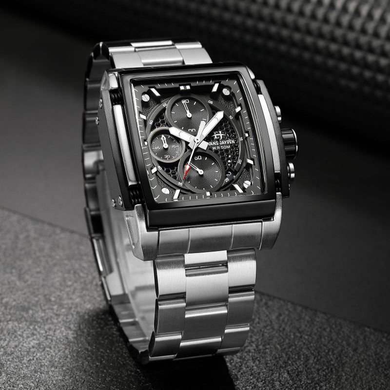 BUY 1 GET 1..JAM TANGAN PRIA EVANS JAYDEN ORIGINAL 9619 RT