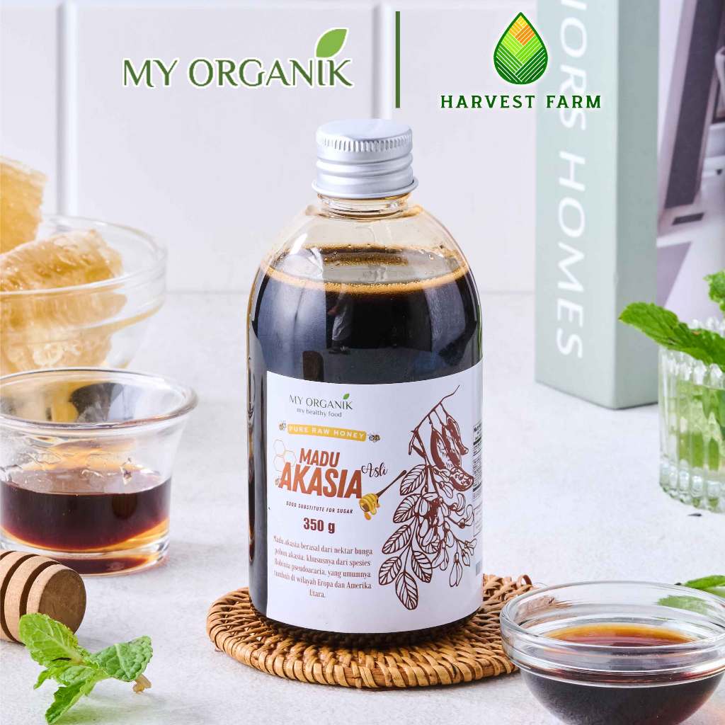 

My Organik Madu Murni Akasia 350 Gr Premium Raw Honey Asli Original