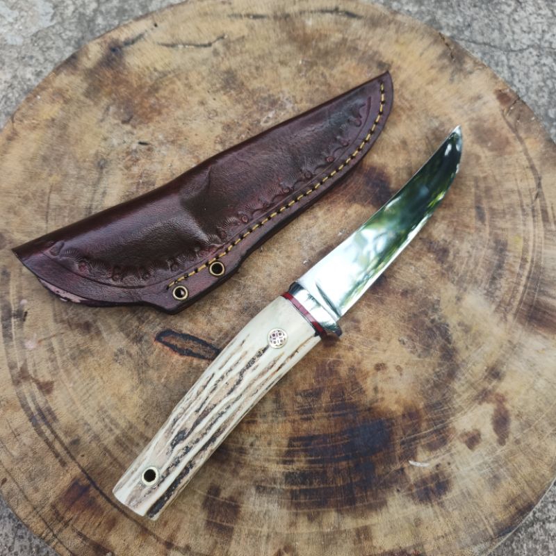 Pisau Skinner Bohler N695 tanduk rusa asli cuman ada 1