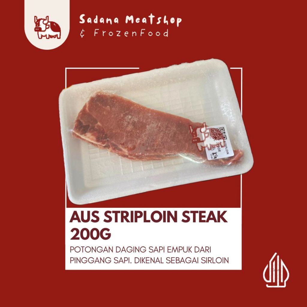 

AUS Striploin Steak 200gr | Sirloin Steak NY