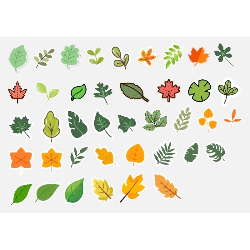 

Stiker daun