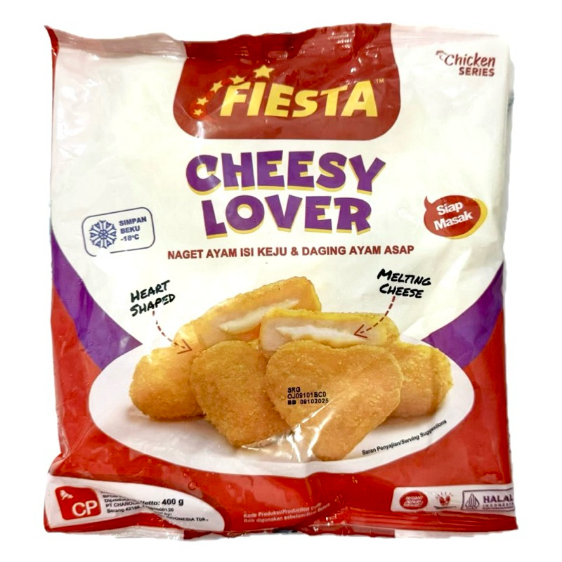 

Fiesta Cheesy Lover Nuget Ayam Keju 400gr