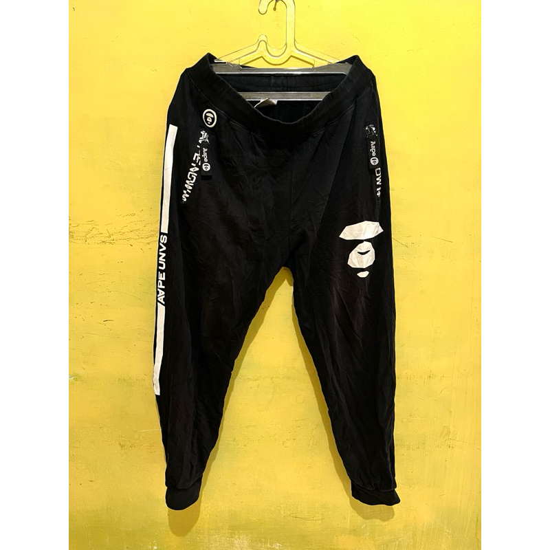celana jogger aape bape original second