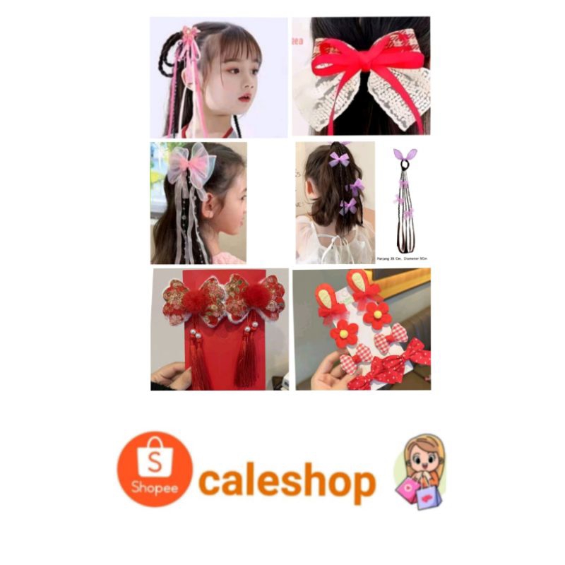 Pita Rambut Anak Imlek Natal Pesta