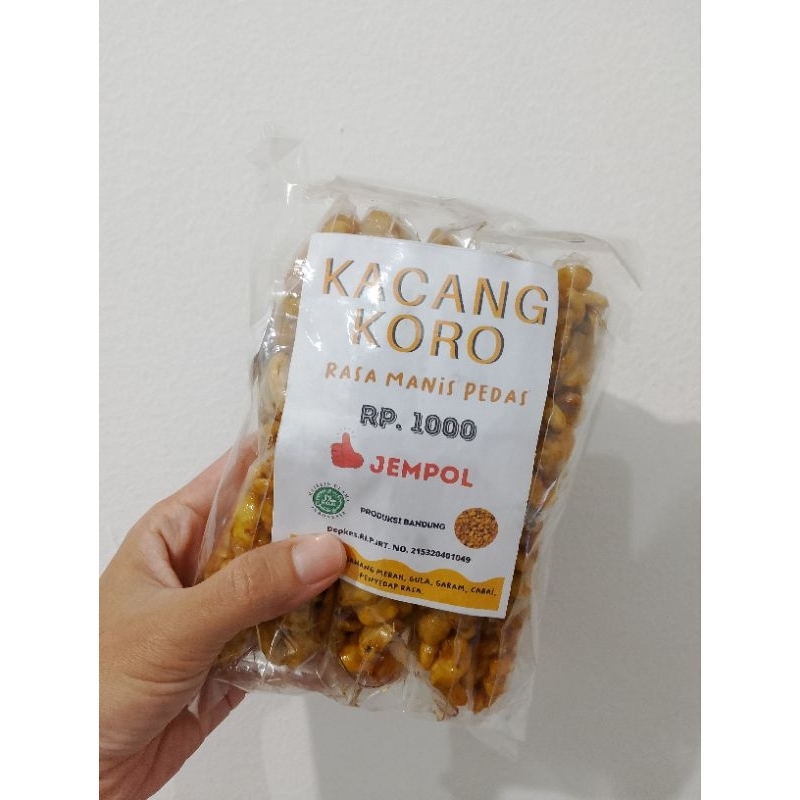 

Kacang koro pedas manis isi 10pcs enak murah