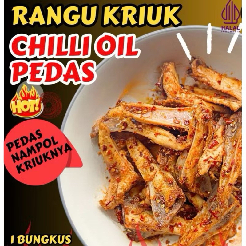 

TULANG RANGU KRIUK CHILI OIL PEDASS