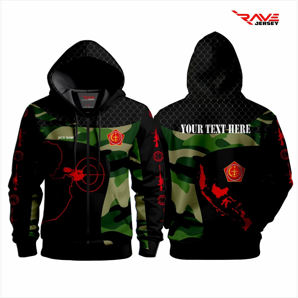 JAKET TNI AD JAKET TENTARA SESI 1 FULL PRINTING SUBLIMATION CUSTOM (DESAIN SUKA SUKA)