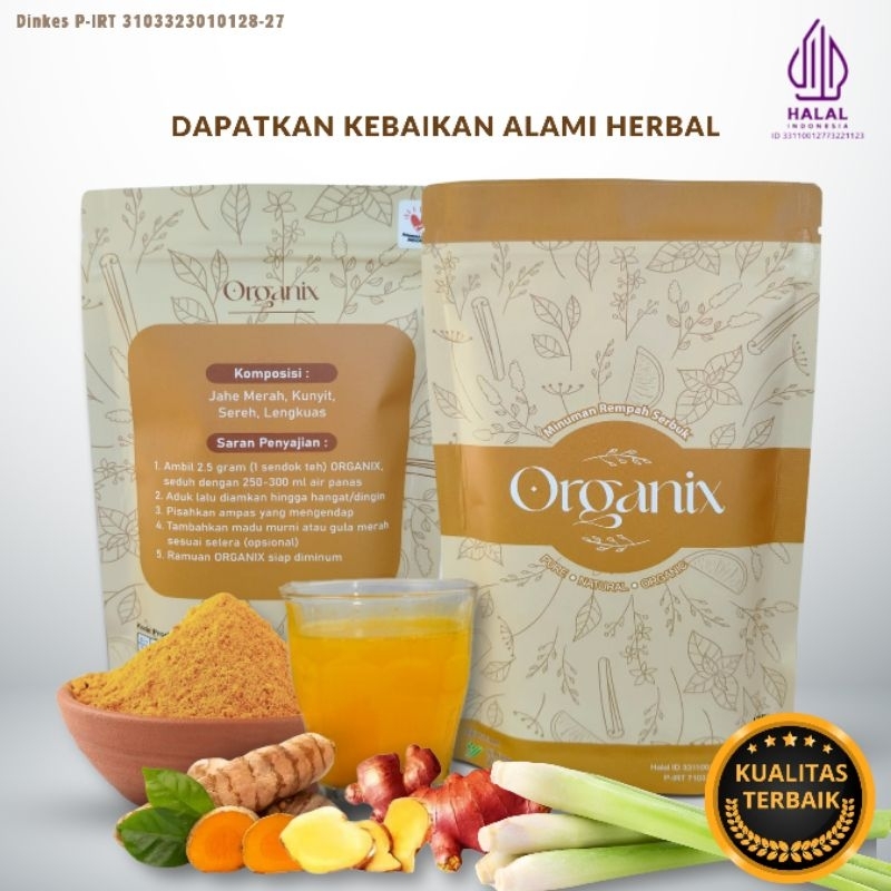 

ORGANIX Ramuan JSR Untuk Mag Gerd Asam Lambung Promil Diet Detox