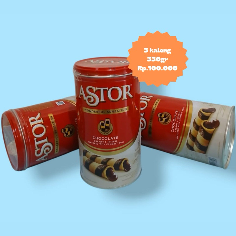 

PROMO! Paket 3 Kaleng Astor Double Chocolate kemasan 330gr