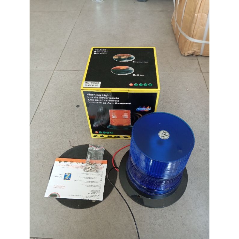 WARNING LAMP / LAMPU PERINGATAN WL 27 BLUE LED ORI TAIWAN