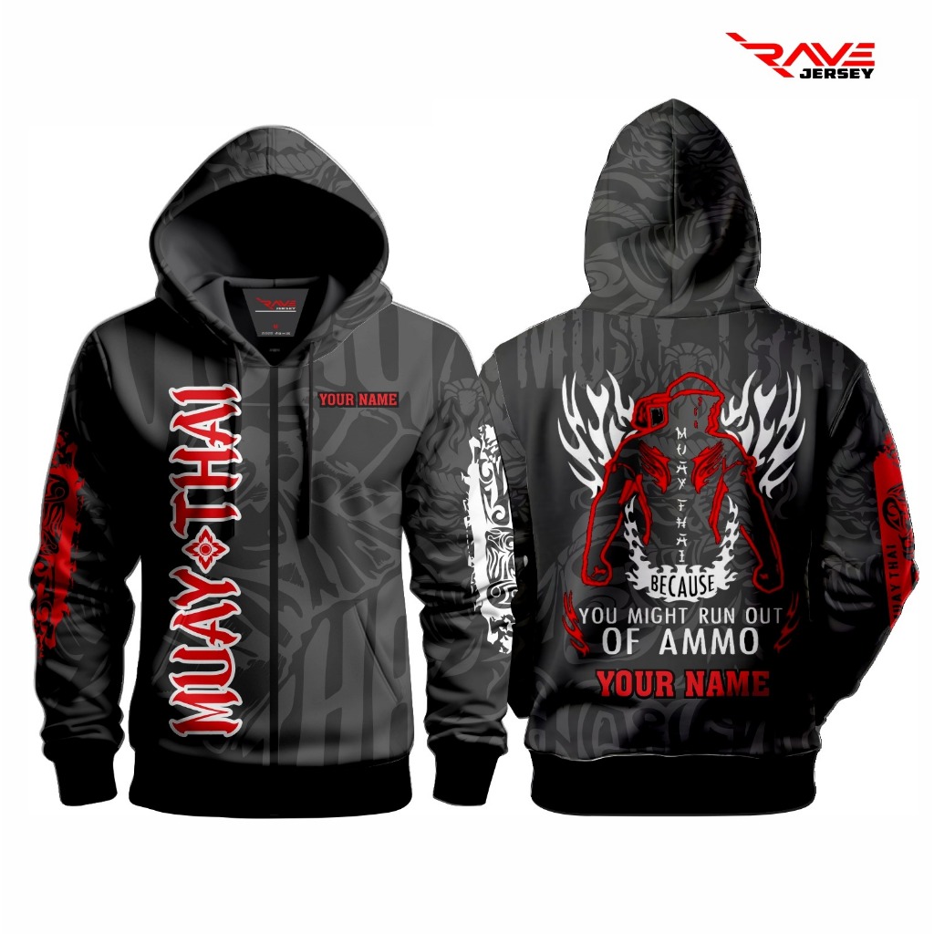 JAKET BELADIRI MUAYTHAI SESI 1 FULL PRINTING SUBLIMATION CUSTOM (DESAIN SUKA SUKA)