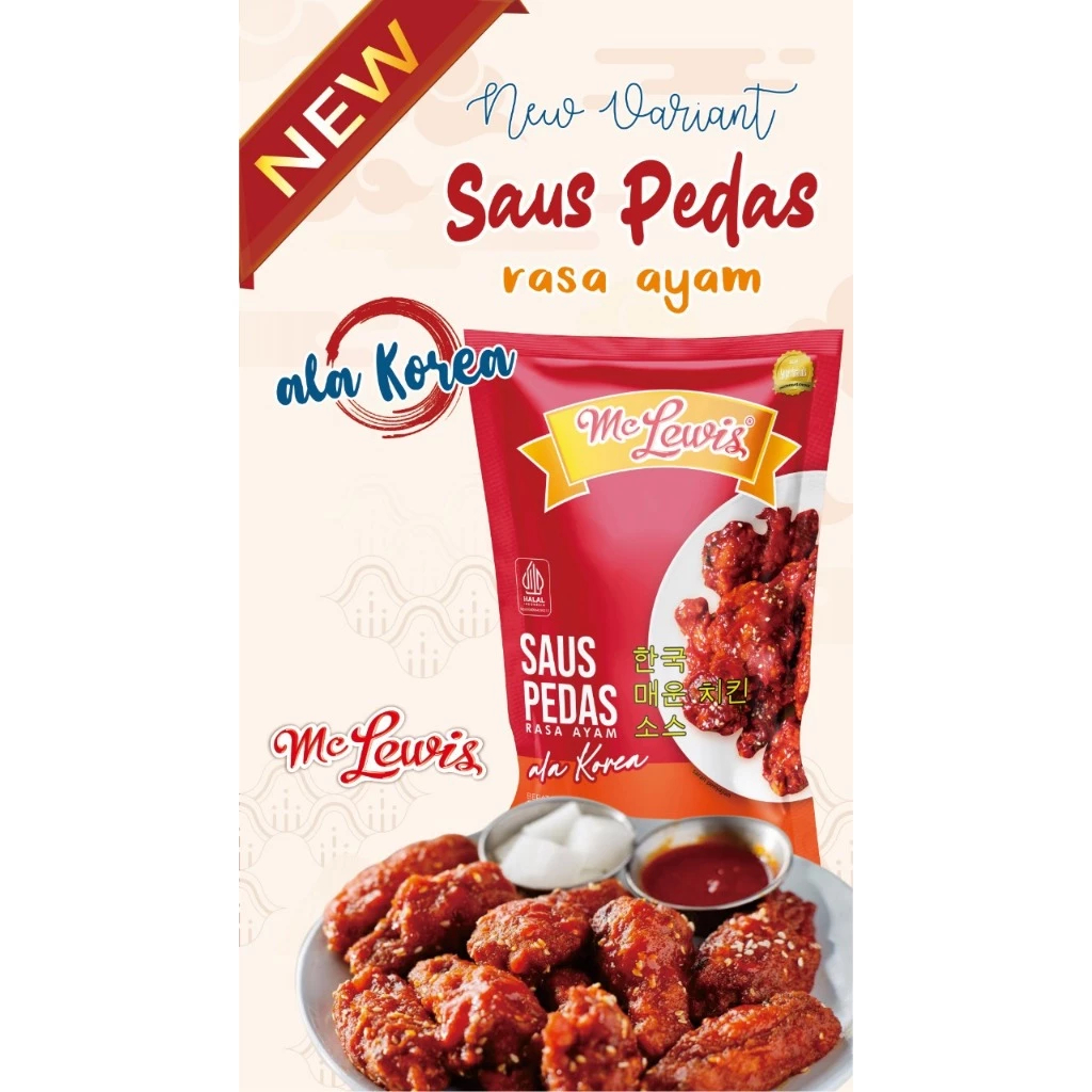 

McLewis Saus Pedas Rasa Ayam Ala Korea 250 gr (citra rasa)