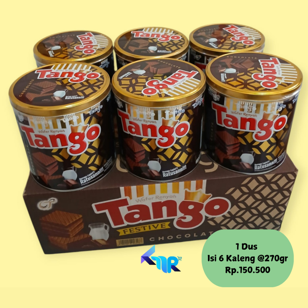 

Tango Wafer Coklat 1 Dus isi 6 Kaleng @240gr