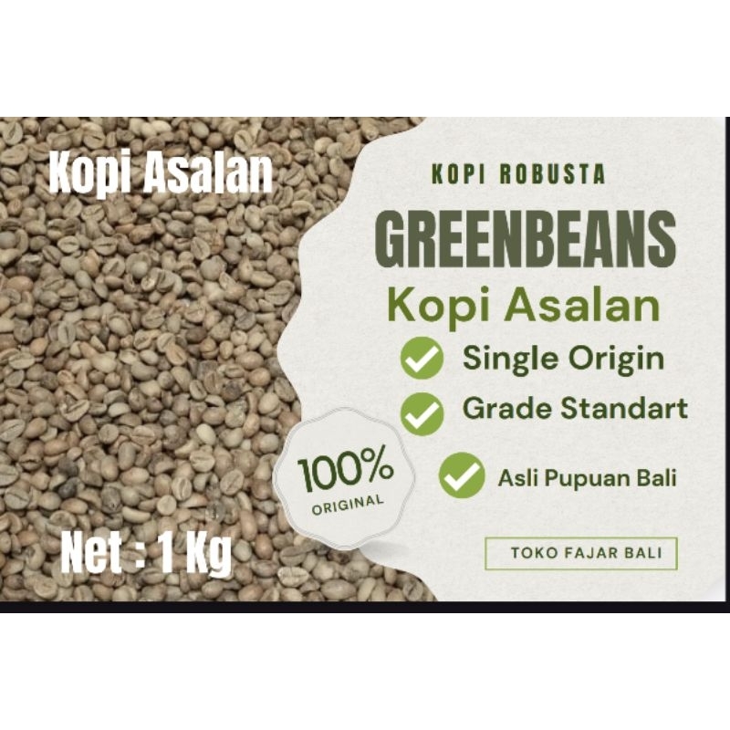 

Grade Standart Kopi Robusta 1 Kg. Kopi Asalan Asli Pupuan-Bali