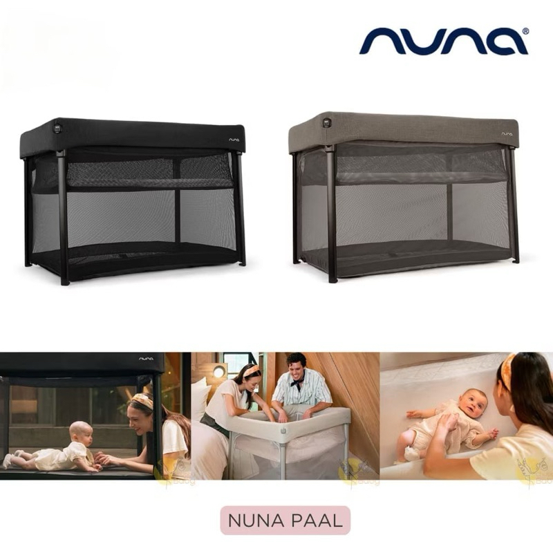 Nuna PAAL Baby Box Free Organic Cotton Sheet & Insect Net & Travel Bag