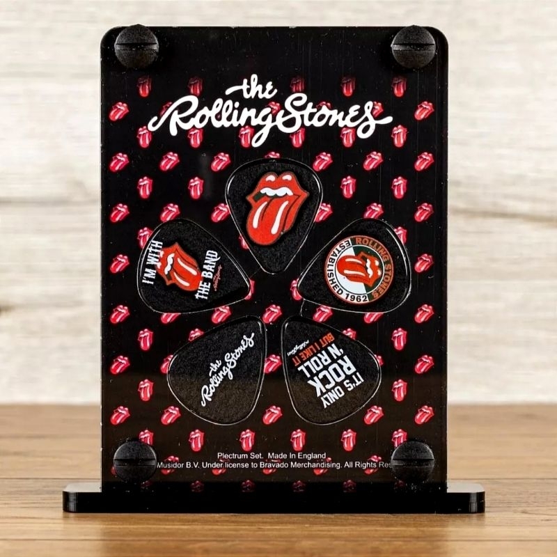 BAND OFFICIAL MERCHANDISE PICK GUITAR PERRIS CA DUNLOP ACDC PINK FLOYD KISS GNR METALLICA ROLLING ST