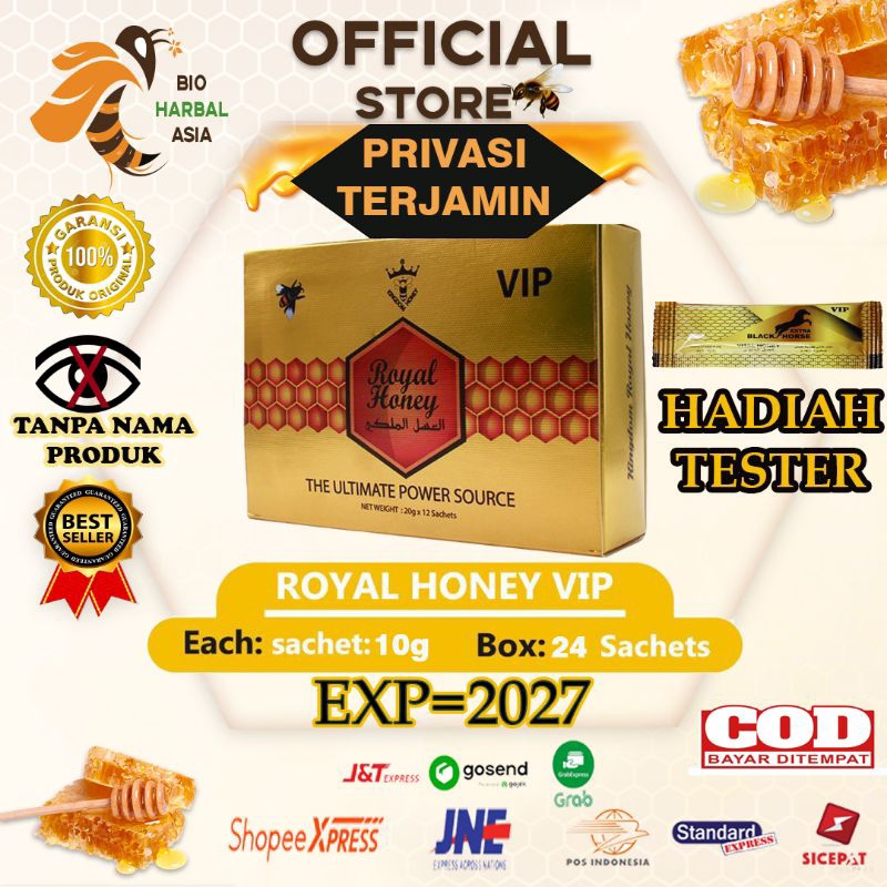 

kingdom Royal Honey VIP Original Box 24 Sachet Exp:2027