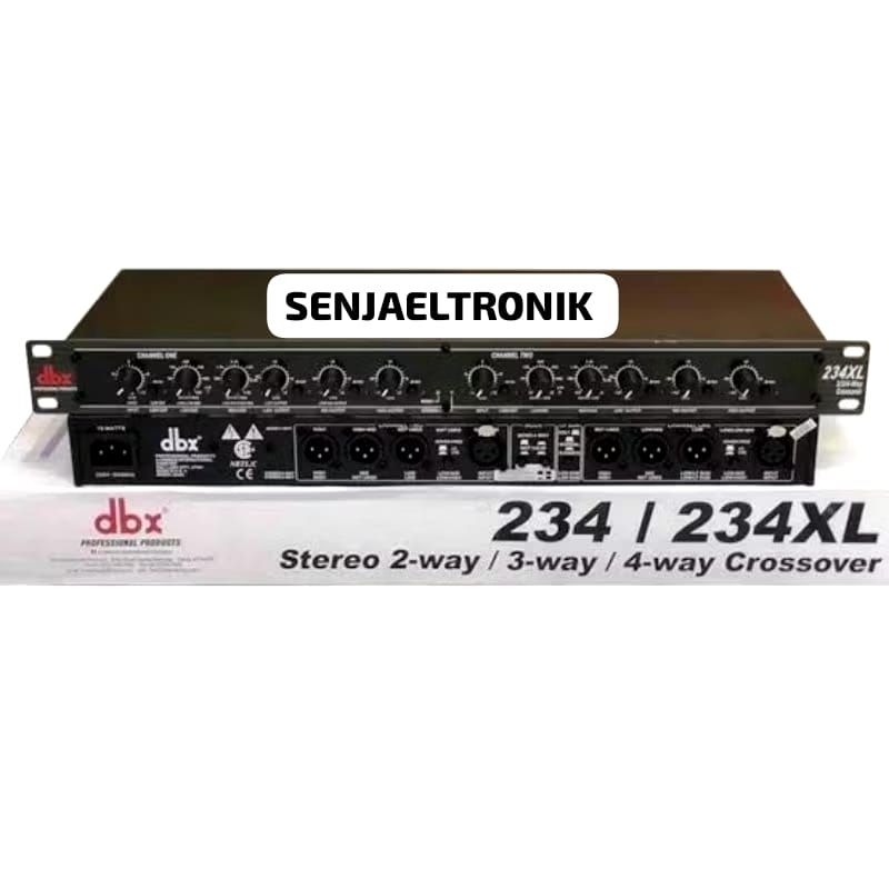 Crossover DBX 234XL Krosofer 2 Chanel Stereo 2 Way 3 Way Mono 4 Way Crosofer dbx 4Way