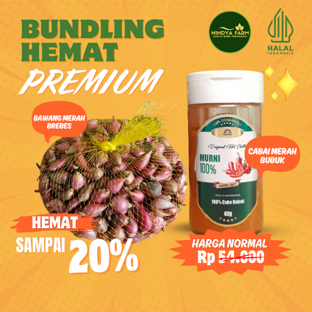 

BAWANG MERAH BREBES BUNDLING CABAI MERAH BUBUK