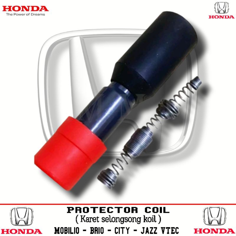 PROTECTOR COIL MOBILIO BRIO CITY JAZZ VTEC - KARET BATANG SELONGSONG COIL MOBILIO ORIGINAL