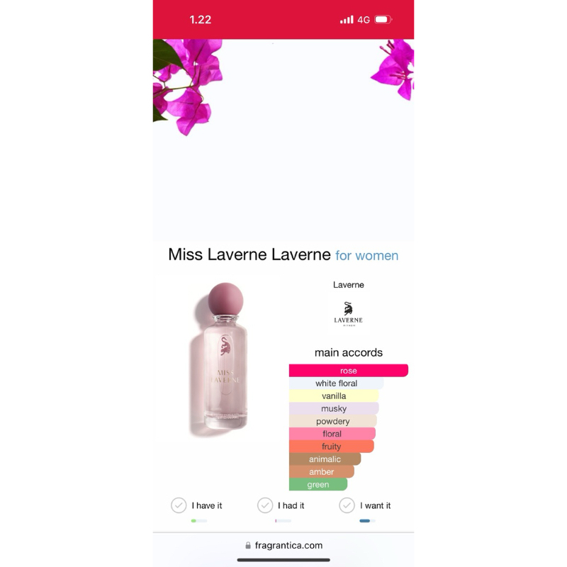 parfum miss laverne