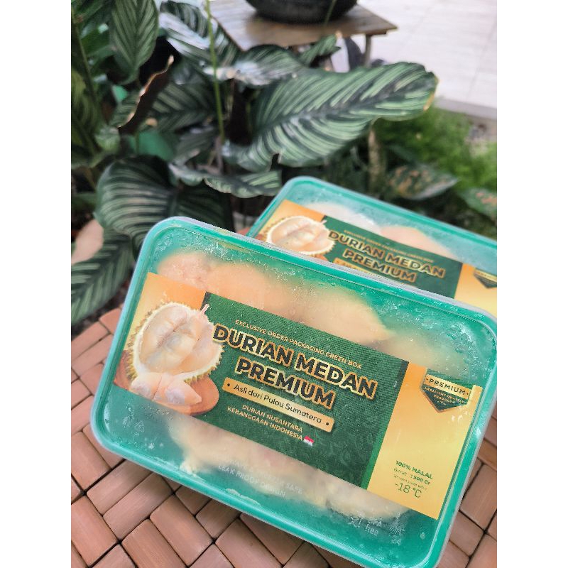 

Durian Medan premium green box