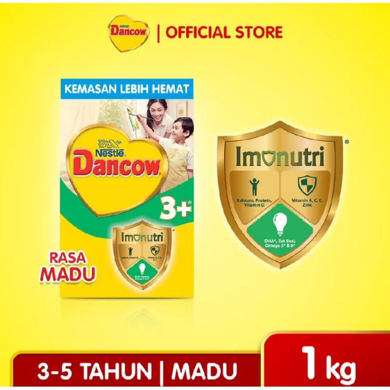 

Dancow 1+ madu 3+ madu 1kg susu anak