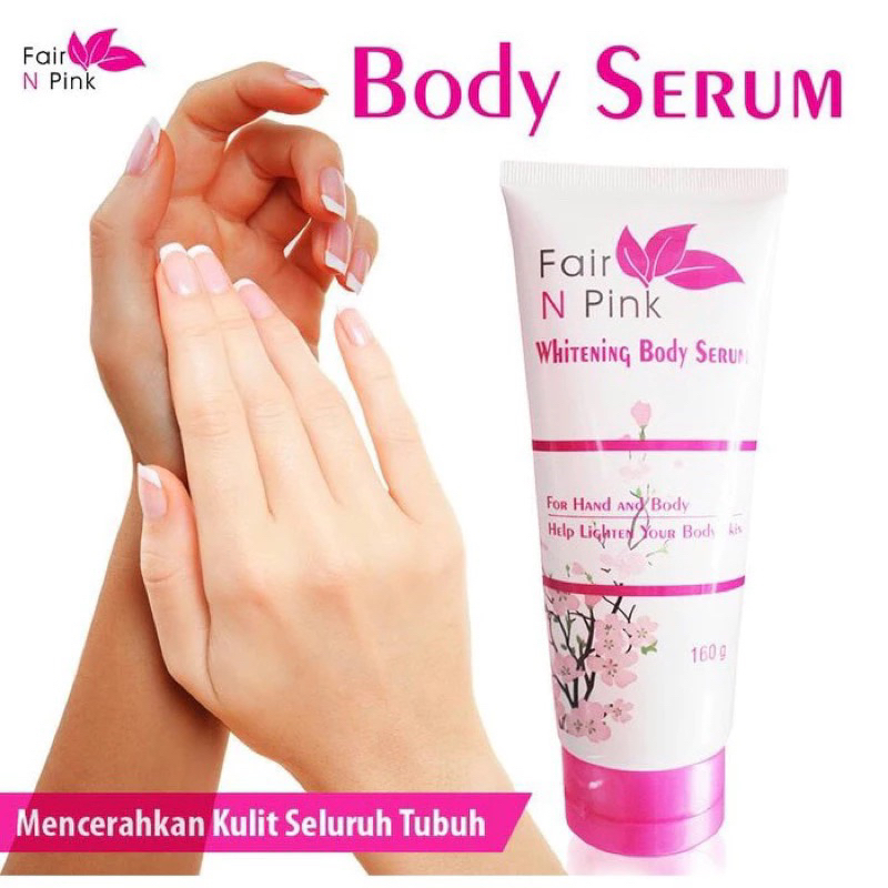 SASA BEAUTY HANDBODY FAIR N PINK whitening body lotion 160ml || handbody instant whitening