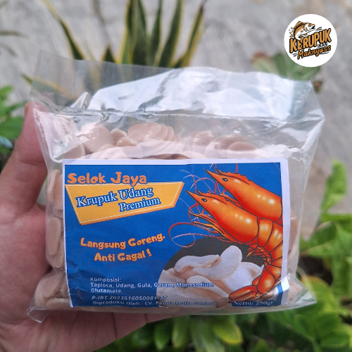

Kerupuk Udang Premium Mentah "Langsung Goreng" Asli Khas Juwana Pati 250gram
