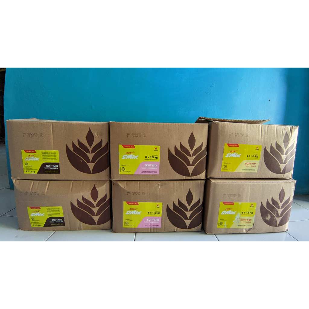 

Bubuk Haan Soft Premix 1 Dus [ ISI 8 Pack @ 1,5kg ] / Bubuk Es Krim Haan Soft Rasa Coklat, Strawberry, Vanila.