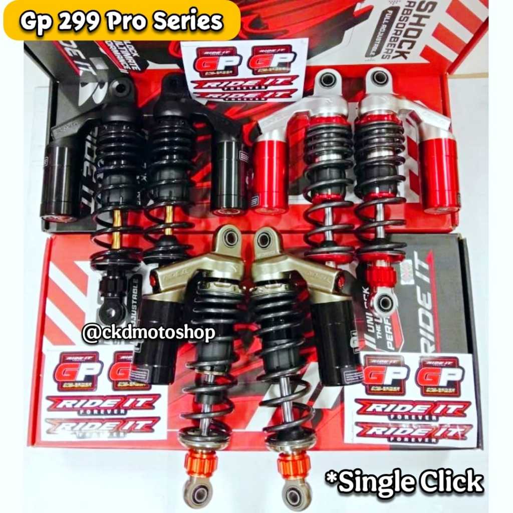 Shock Ride it Gp 299 Proseries Singgle Klik 320mm Rx King Tiger CB GL Legenda Klik pungsi Original R