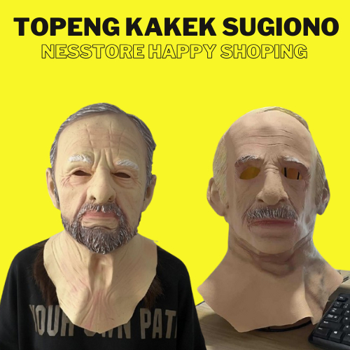 Topeng Kakek Sugiono Grandfather Latex