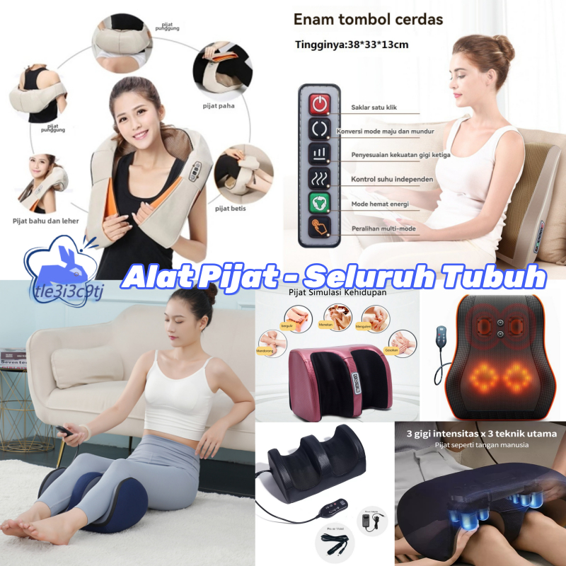Pijat Bahu Dan Tulang Belakang Leher Multifungsi / Alat Pijat Kaki /Bantal Pijat / / Alat Pijit / Al