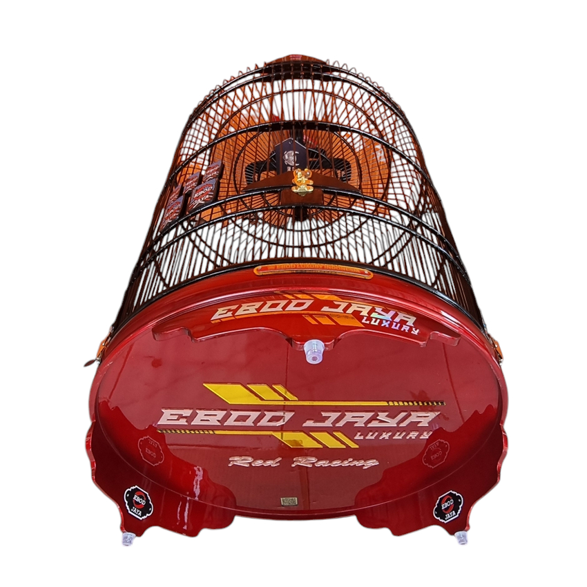 REBORN ACRYLIC - RED TERLARIS  Sangkar murai ebod jaya indonesia / ebod jaya luxury / ebod premium  