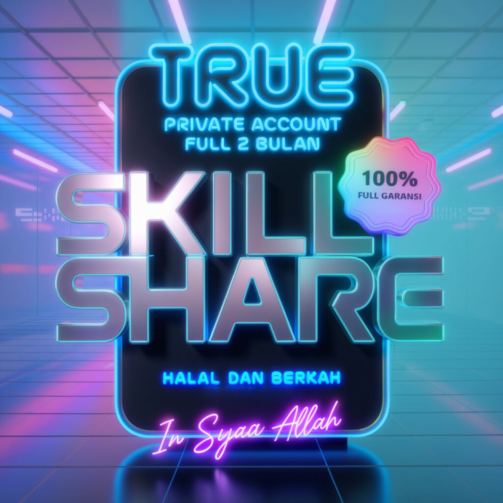 {PROMO} Skillshare PRIVAT Akun 1Thn 100% GARANSI VIP - LEGAL + HALAL + BERGARANSI = BERKAH - Skill S