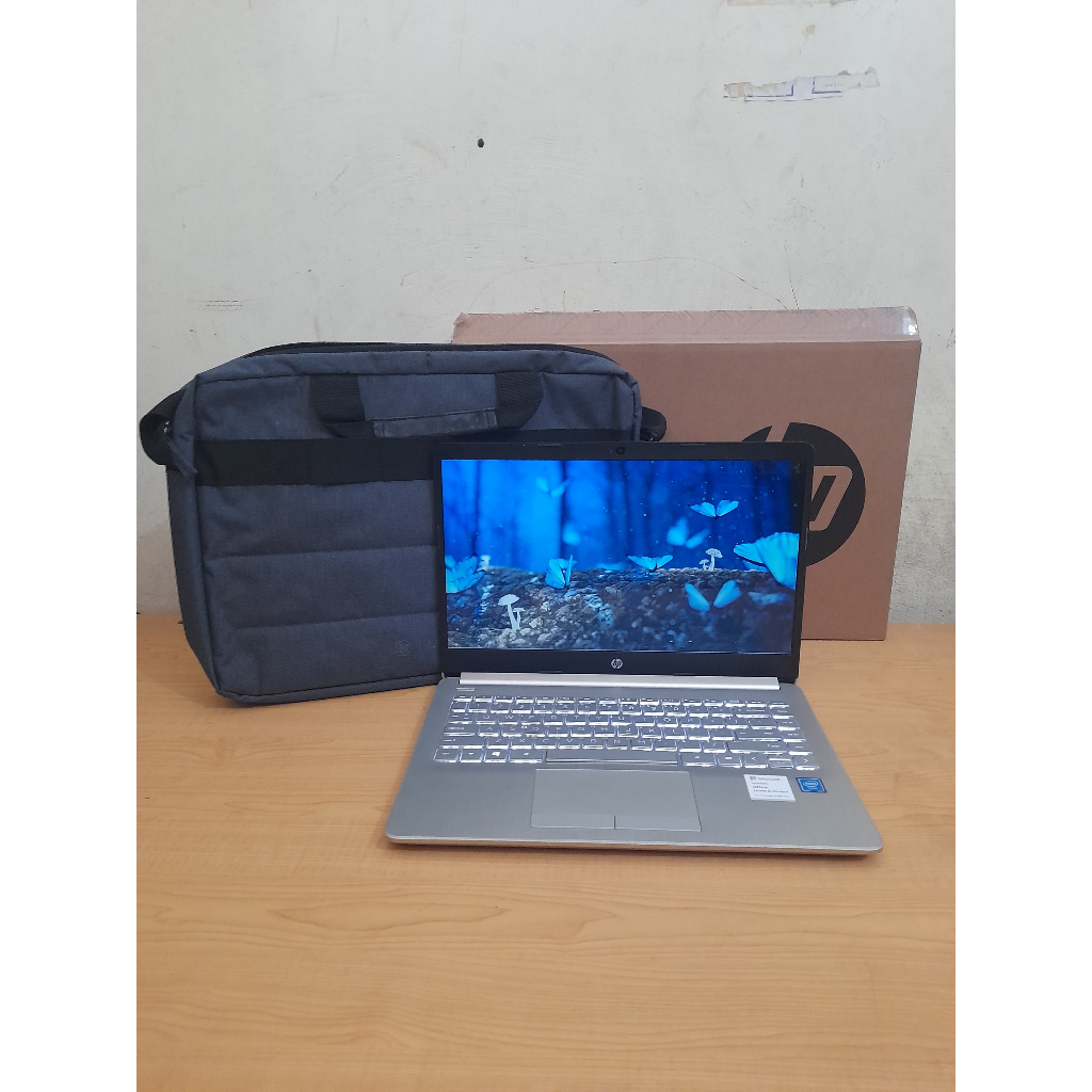 Laptop Second HP 14s cf2018TU Intel N4020 Ram 4Gb SSD 256Gb 14 inch