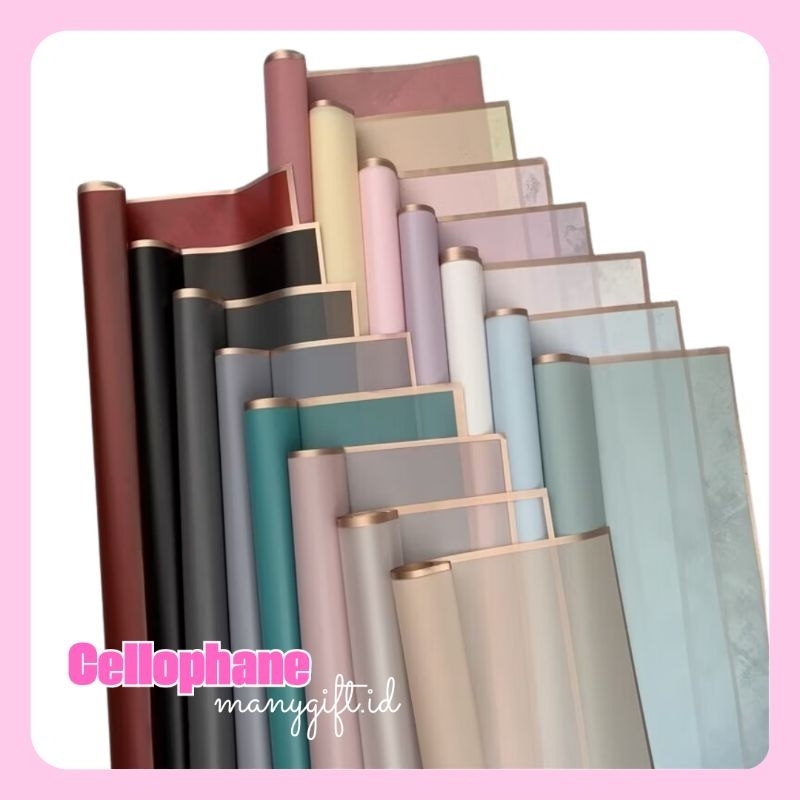 

CELLOPHANE LIST GOLD/KERTAS BOUQUET/ANTI AIR