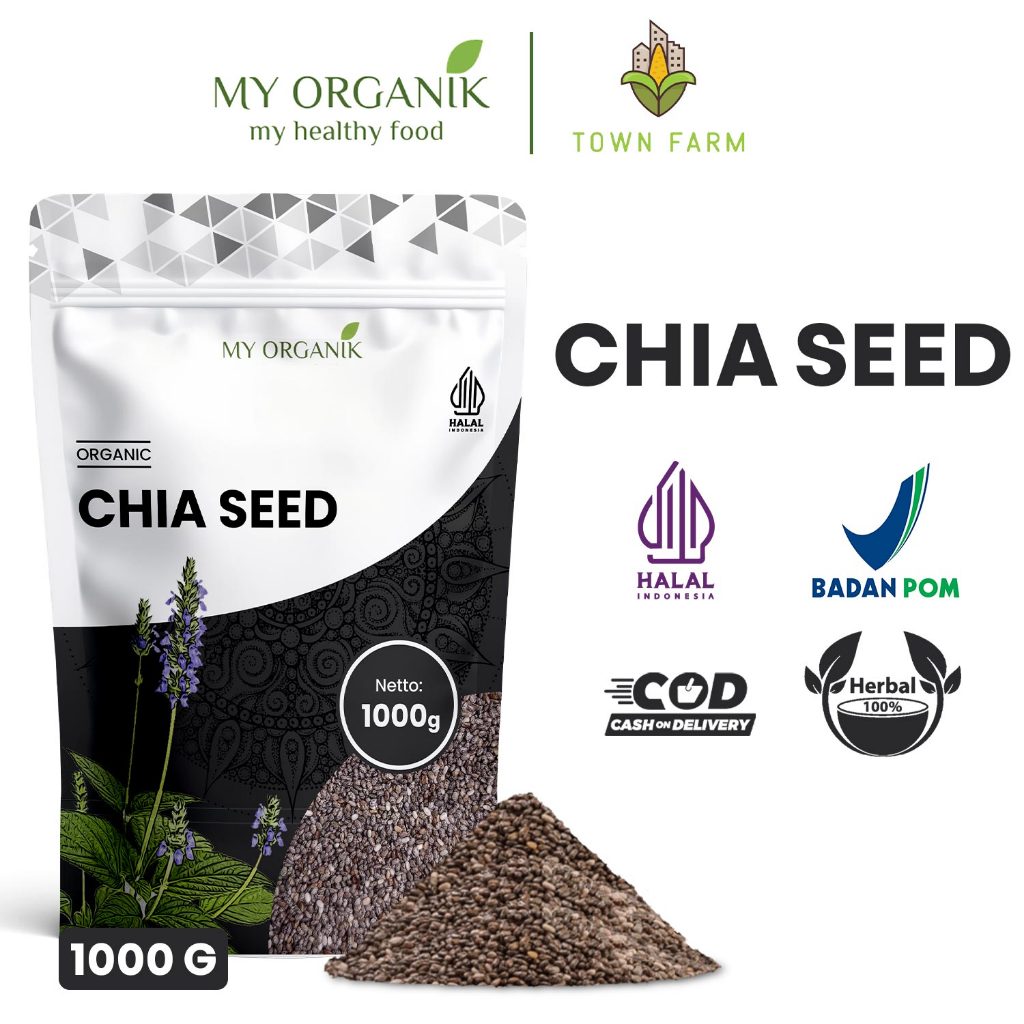 

My Organik Chiaseed Organik Chia Seed Premium Quality 1 Kg