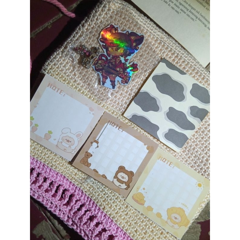 

sticky notes stiker astetik termurah satuan ecer