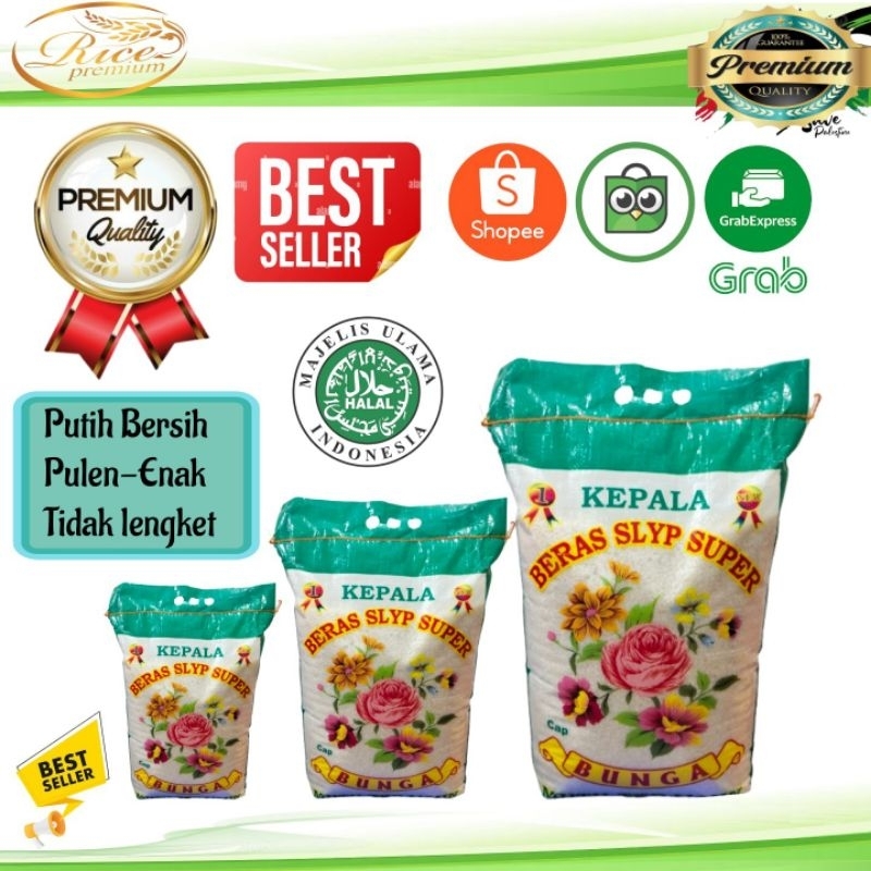 

BERAS BUNGA SLYP SUPER PREMIUM 5kg 10kg 20kg