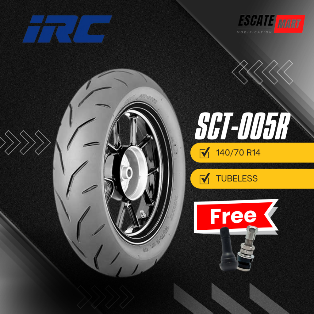 IRC SCT-005R 140/70-14 Tubeless - Ban Motor IRC SCT-005R 140/70 Ring 14 Tubeless