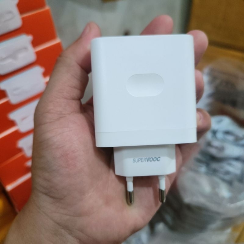 ADAPTOR / KEPALA CHARGER / ADAPTER OPPO ( 80 W) SUPER VOOC
